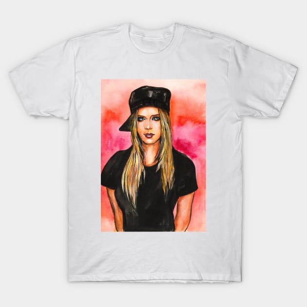 Avril Lavigne T-Shirt by Svetlana Pelin